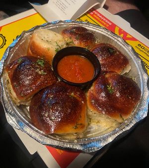 garlic knots   at Playa Pizza in Windermere