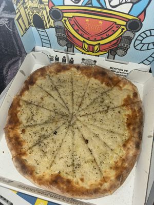 cheesy brah- THE BEST VEGAN PIZZA THING EVER   at Playa Pizza in Windermere