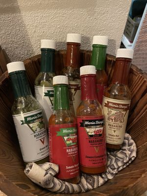 Hot sauce!🌶️  at Viva 45° in Miyakojima