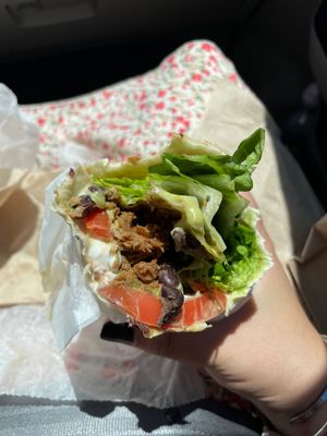 ALT wrap with meatless taco beef.  at Salt 2.0 - Brookfield in Brookfield