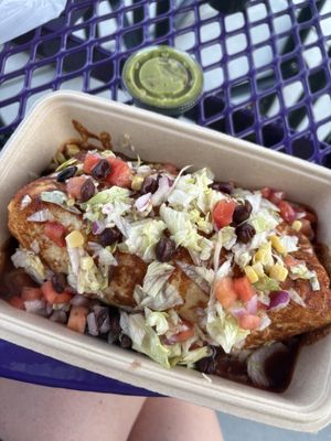 Vegan burrito yum!  at Salt 2.0 - Brookfield in Brookfield