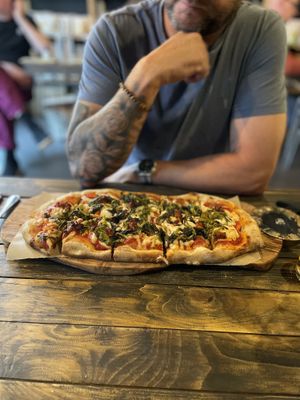 AMAZING pizza  at Ortica Italian Plant Based in Urmston