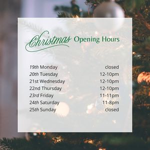 We really look forward to welcoming you all over the festive period 🤶 

Buon Natale from the Ortica family 🌱💚🎄 at Ortica Italian Plant Based in Urmston
