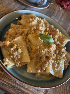 Paccheri Ragu   at Ortica Italian Plant Based in Urmston