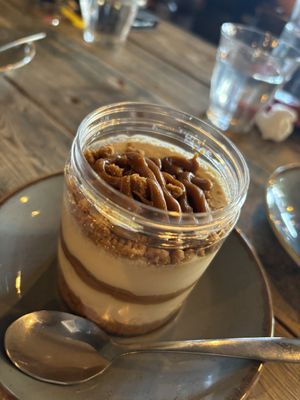 Lotus biscoff cheesecake   at Ortica Italian Plant Based in Urmston