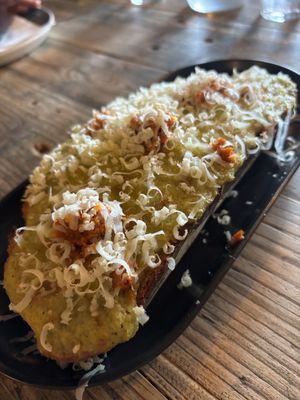 Bruschetta fave & nduja   at Ortica Italian Plant Based in Urmston