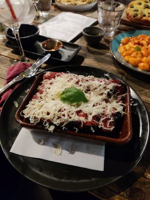 Lasagne at Ortica Italian Plant Based in Urmston