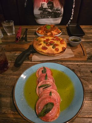 Without hyperbole one of the best plates of food I've had in my life.
The negronis are top tier and the pasta somehow topped that.  at Ortica Italian Plant Based in Urmston