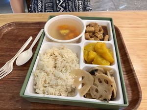 Mixed bento   at Greendot 绿一点 - Asia Square in Central Singapore