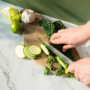 our dishes - full of fresh veggies at Greenrebel in The Hague