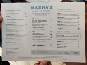  at Masha's Bagels & Delicatessen in Berlin