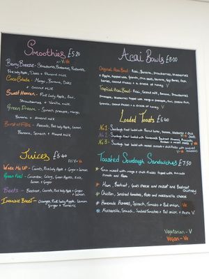 Not all vegan or veggie but plenty of options at Squeezee in Barmouth