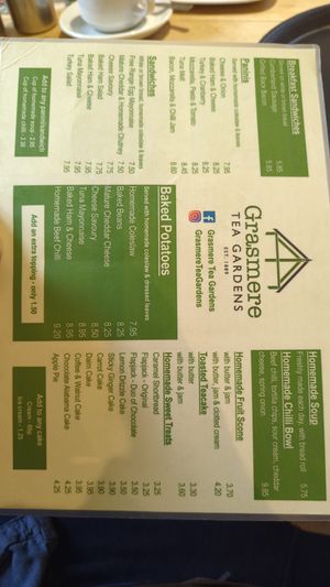  at Grasmere Tea Gardens in Ambleside