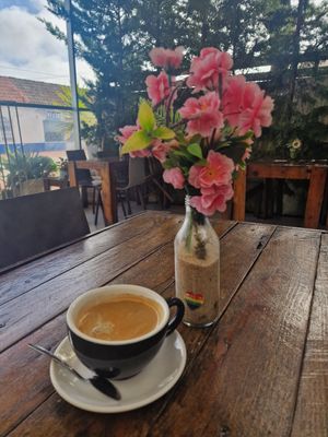 Americano yum! at Mundi Café in Charneca Da Caparica