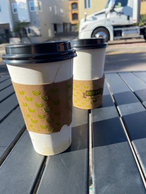 BlackHalf caf americanos  at The Funky Lemon in San Diego