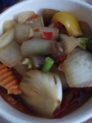 Thai garlic and chilli (with tofu and veg) at LANA in Castlebar