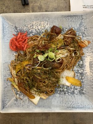 Vegan yakisoba   at Mecha Uma in Saint-remy-de-provence