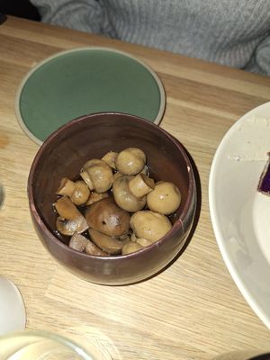Marinated mushrooms #Veganuary at Ferment in Copenhagen