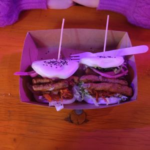 Spicy Bao buns at Silk Road in Oslo