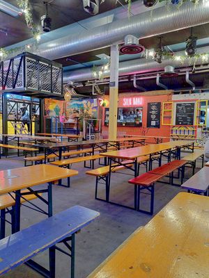 Food court at Silk Road in Oslo