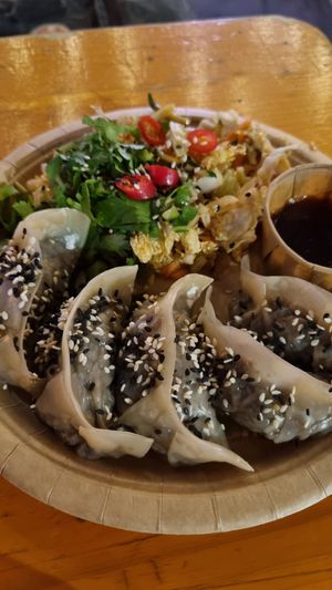 Dumplings at Silk Road in Oslo