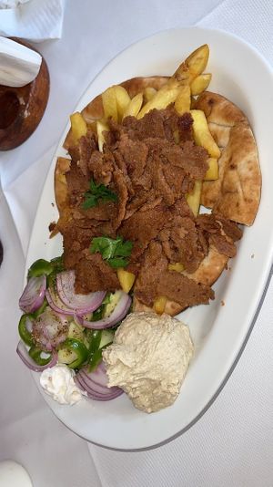   at Castellan Restaurant in Rhodes