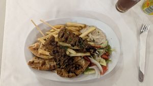  at Castellan Restaurant in Rhodes