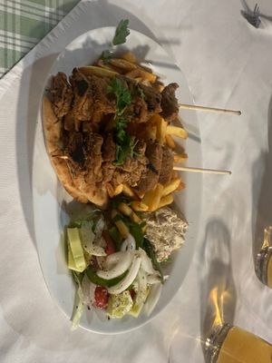  at Castellan Restaurant in Rhodes