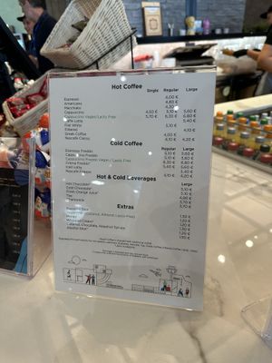   at CFU Airport - French Bakery - Departures Airside in Corfu