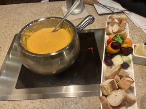 Course 1 - cheeze fondu  at The Melting Pot in Annapolis