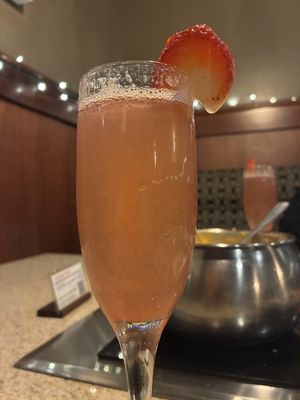 Elderberry spritz  at The Melting Pot in Annapolis