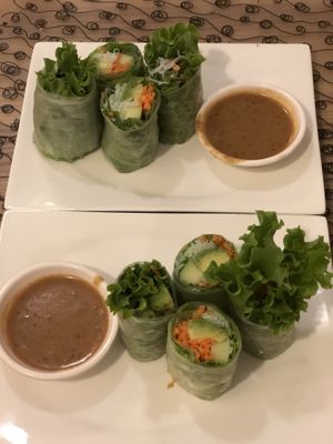 Summer avocado rolls at Vegan Tree in Philadelphia