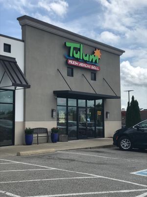 Outside at Tulum Fresh Mexican Grill in Jackson