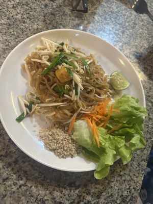 Vegan pad Thai  at ALICE Kitchen in Petaling Jaya
