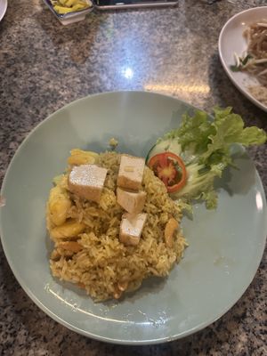 Vegan pineapple and tofu fried rice   at ALICE Kitchen in Petaling Jaya