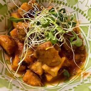 Papas rancheras at Nena Nena in Valladolid