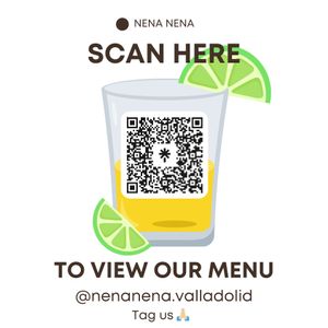 Our menu 😉 at Nena Nena in Valladolid
