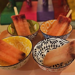 Vegan popsicle at Nena Nena in Valladolid