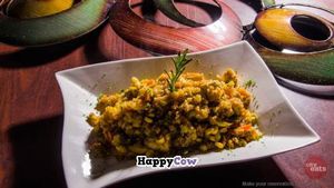 Chinese fied quinoa at West Avenue Cafe in Miami Beach