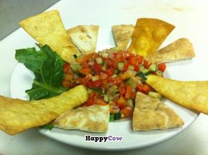 Israeli salad at West Avenue Cafe in Miami Beach