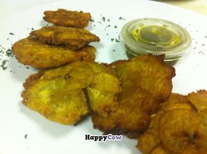 Tostones at West Avenue Cafe in Miami Beach