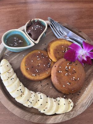 Vegan pancakes   at Pure Vegan Heaven - Thong Sala in Koh Phangan
