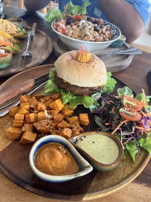 Burger  at Pure Vegan Heaven - Thong Sala in Koh Phangan