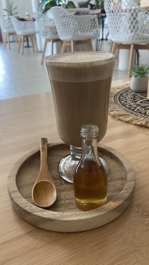 Hot latte, amazing😍  at Pure Vegan Heaven - Thong Sala in Koh Phangan