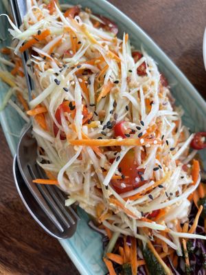 Papaya salad  at Pure Vegan Heaven - Thong Sala in Koh Phangan