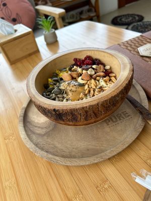 Acai Nutty bowl  at Pure Vegan Heaven - Thong Sala in Koh Phangan