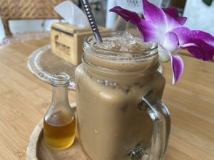 Thai Iced Coffee  at Pure Vegan Heaven - Thong Sala in Koh Phangan