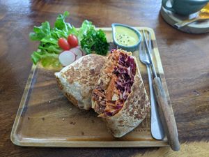 Burrito at Pure Vegan Heaven - Thong Sala in Koh Phangan