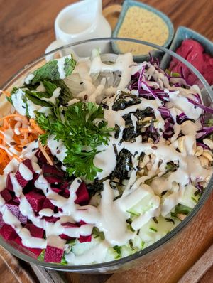 Goddess salad at Pure Vegan Heaven - Thong Sala in Koh Phangan