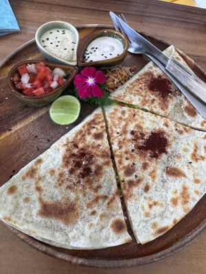 Guacamole quesadilla  at Pure Vegan Heaven - Thong Sala in Koh Phangan